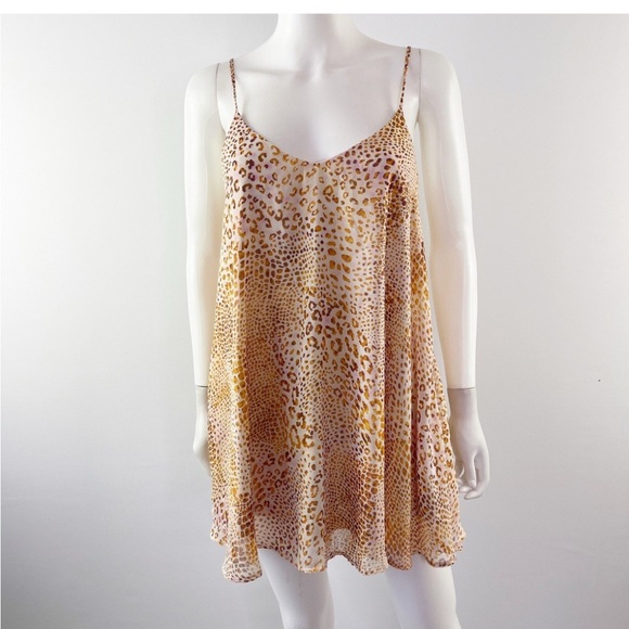 Show Me Your MuMu Dresses & Skirts - Show Me Your Mumu Leopard Print Slip Dress